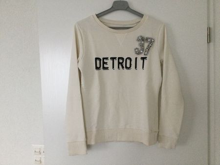 Detroit Pullover Beige mit Strass, Grösse 38Top Zustand!