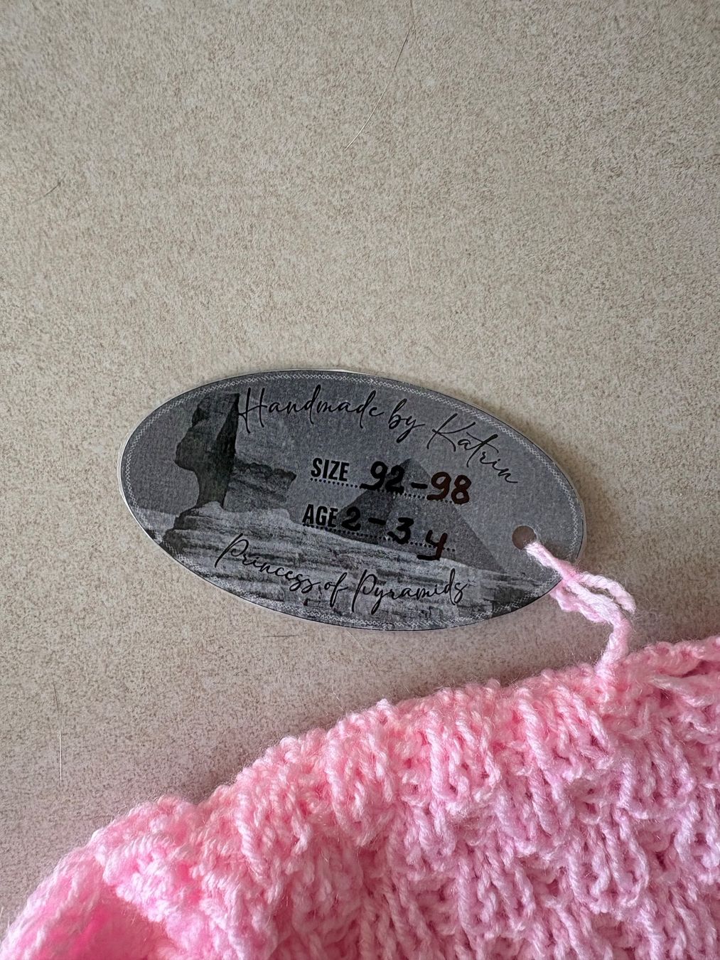 Pullover & Sweatshirts: Kinder Pullover Grösse 92/98 rosa gestreift Handarbeit neu – Neu und originalverpackt aus Basel von Tierschutz-Flohmi 3