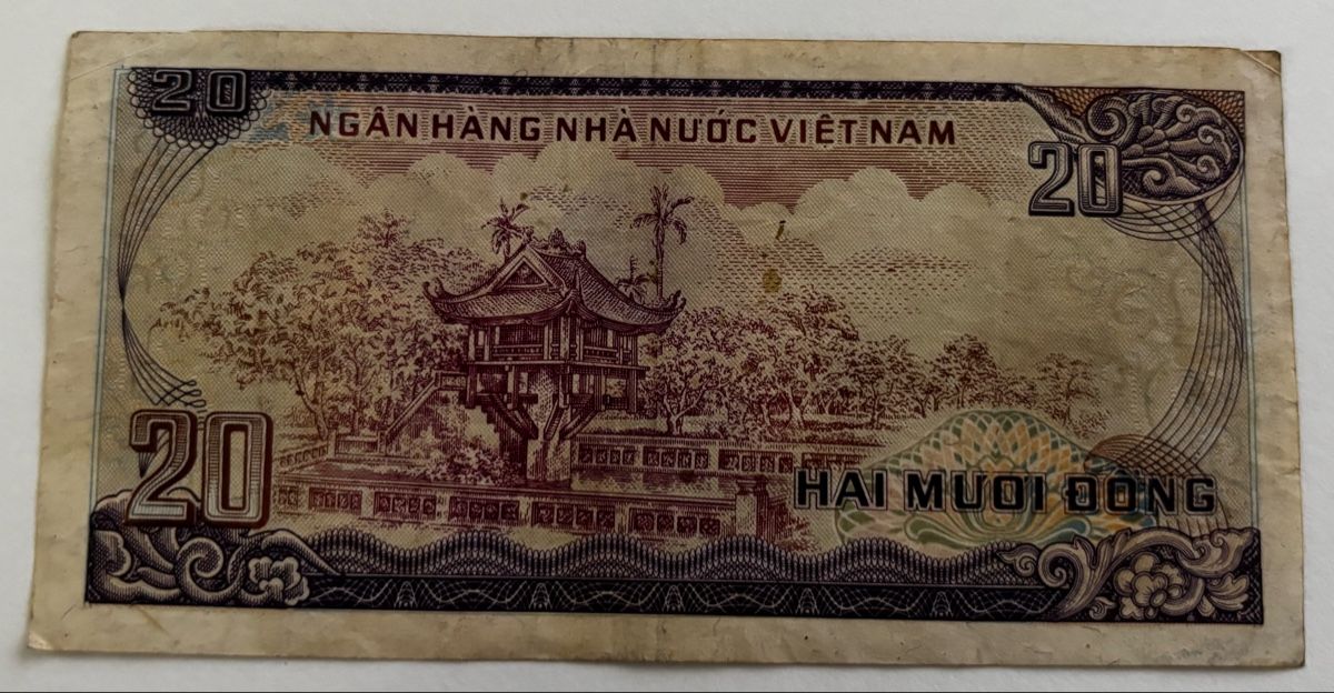 Banconote: Vietnam 20 Dong 1985 – Usato da Algetshausen venduto da Carrhard 1