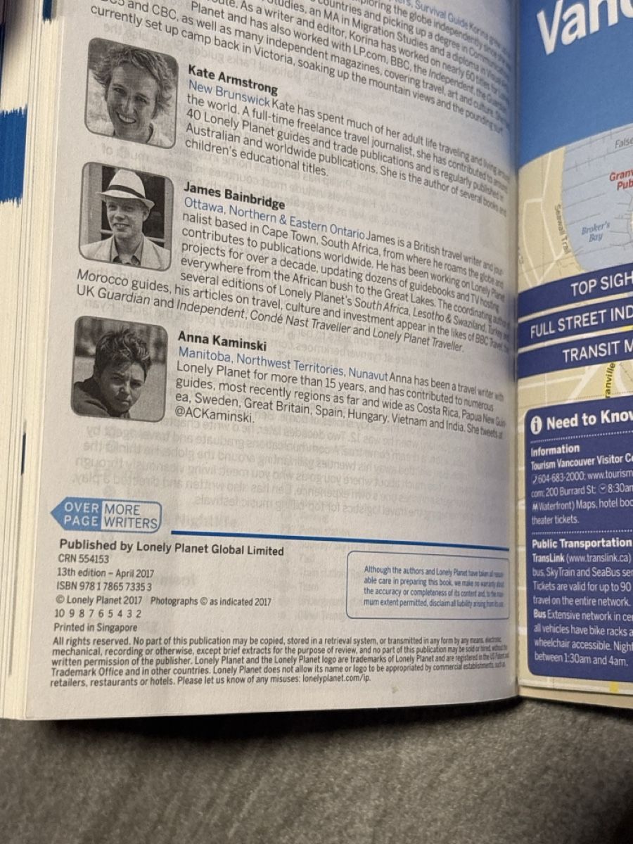 Bücher: Buch Kanada Lonely Planet – Gebraucht aus Steffisburg von nikita009 5