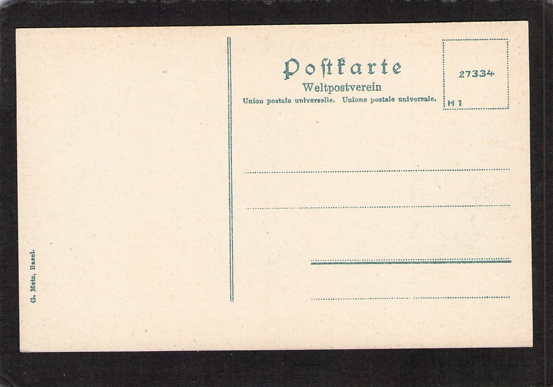 Ansichtskarten: St. Gallen , Stadtbibliothek – Gebraucht aus Reichenburg von Pipo-67 1