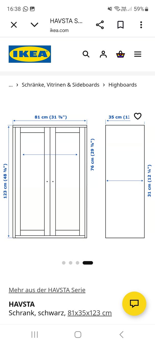 Armadi: Schrank Ikea Havsta – Usato da Luzern venduto da marion1991 1