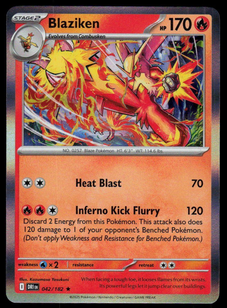 Pokémon Carte collezionabili: Pokemon Blaziken 042/182 – Usato da Herisau venduto da Pokemon2025