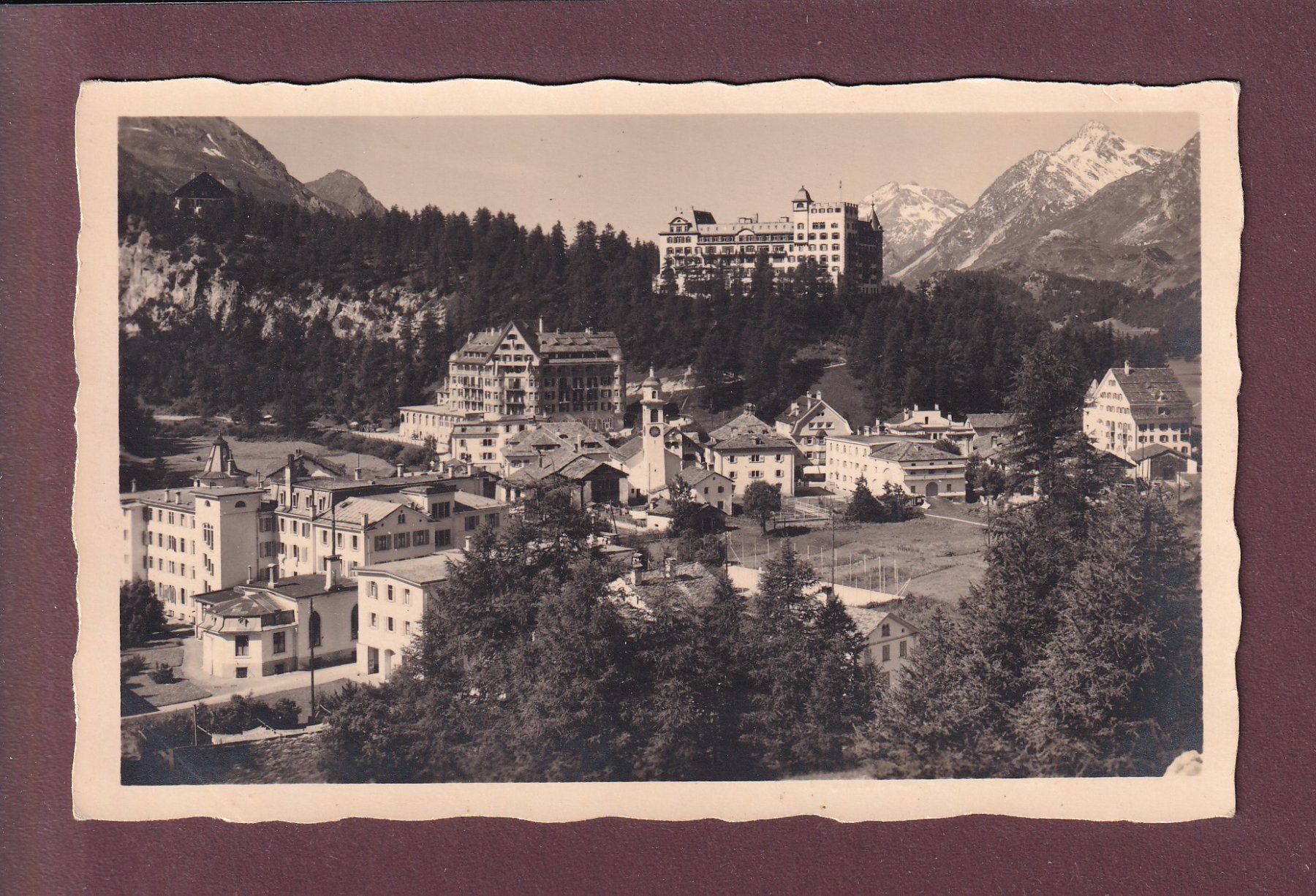 Ansichtskarten: SILS-MARIA - 1930 – Gebraucht aus Pully von nicecards