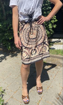 Chic Gonna Media-piatti in stile D&G-tg M/L-feste 🥳 vacanze