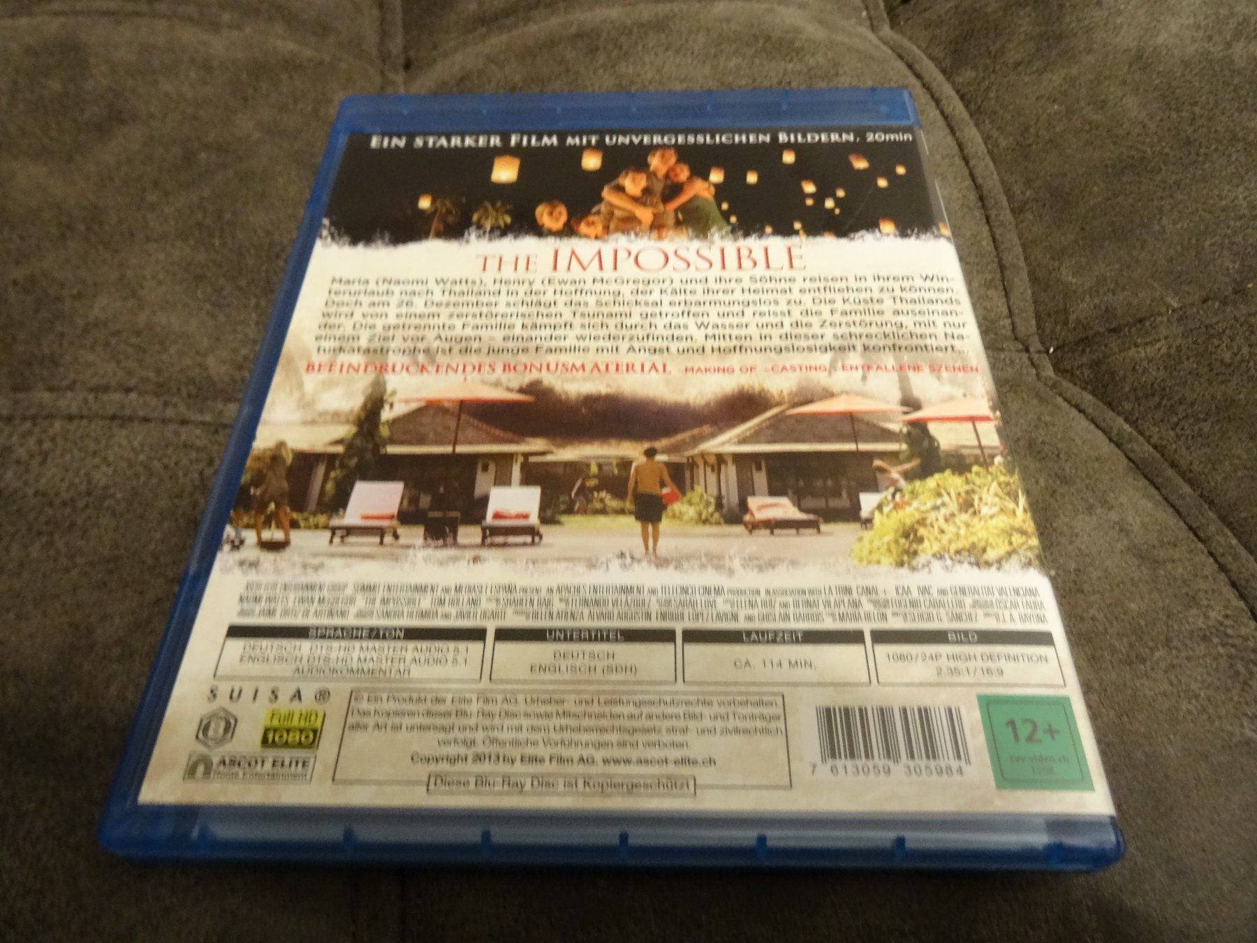 Tous les DVDs: The Impossible BLU-RAY – D'occasion à Olten par Disc-Verkauf 2