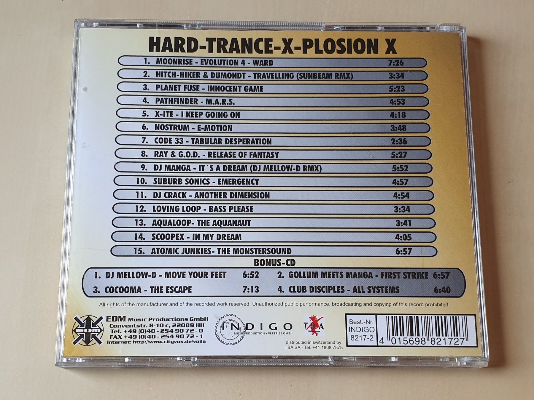 CDs: Hard-Trance X-Polosion X – Gebraucht aus Stansstad von collectorsshop 1