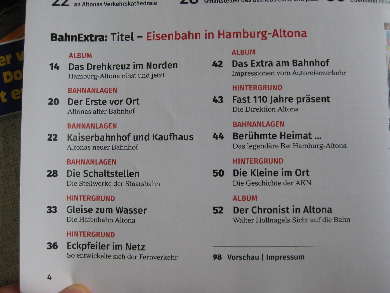 Libri: Heft BahnExtra Hamburg-Altona – Usato da Malters venduto da Marosko 1