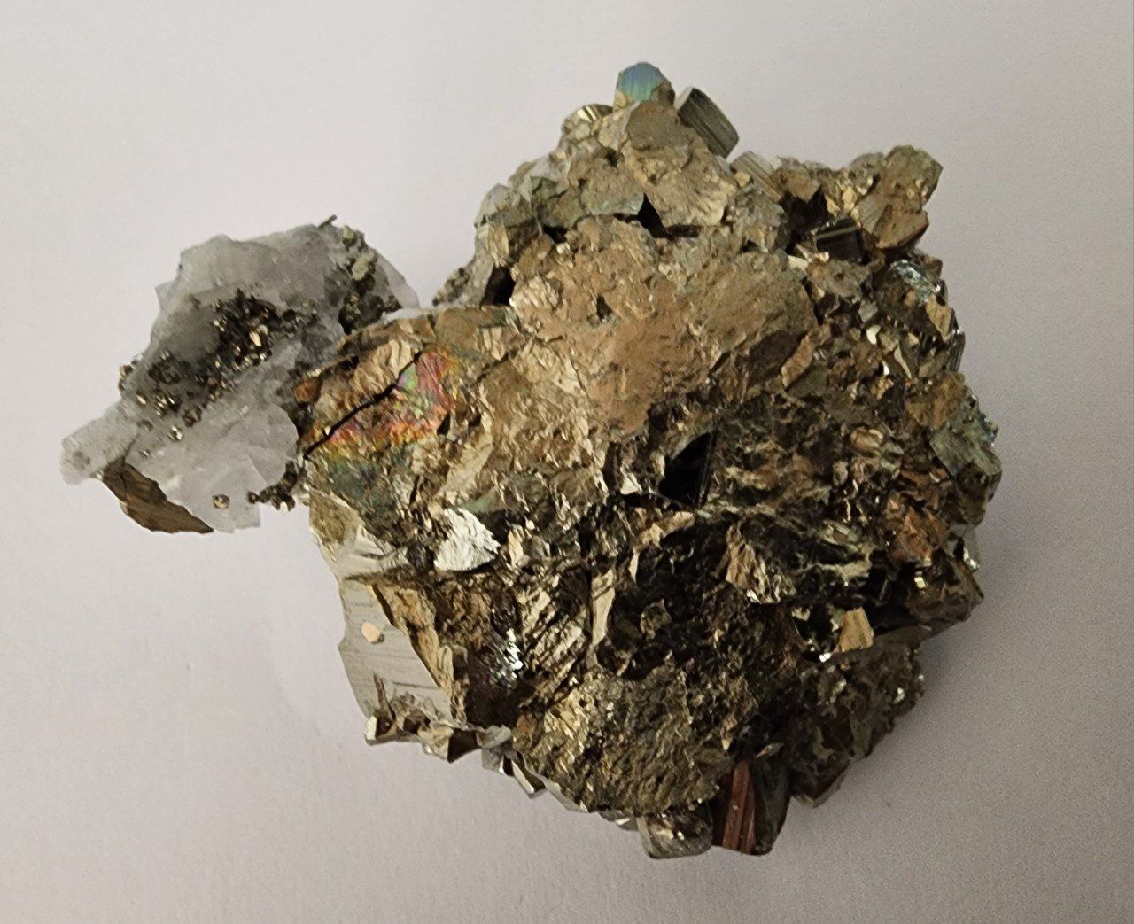 Minerali & Pietre curative: Peru: wunderschöner Matrix Pyrit-Schwimmer mit Quarz – Nuovo (secondo la descrizione) da Lima- Peru venduto da Alpaka-Haus 5