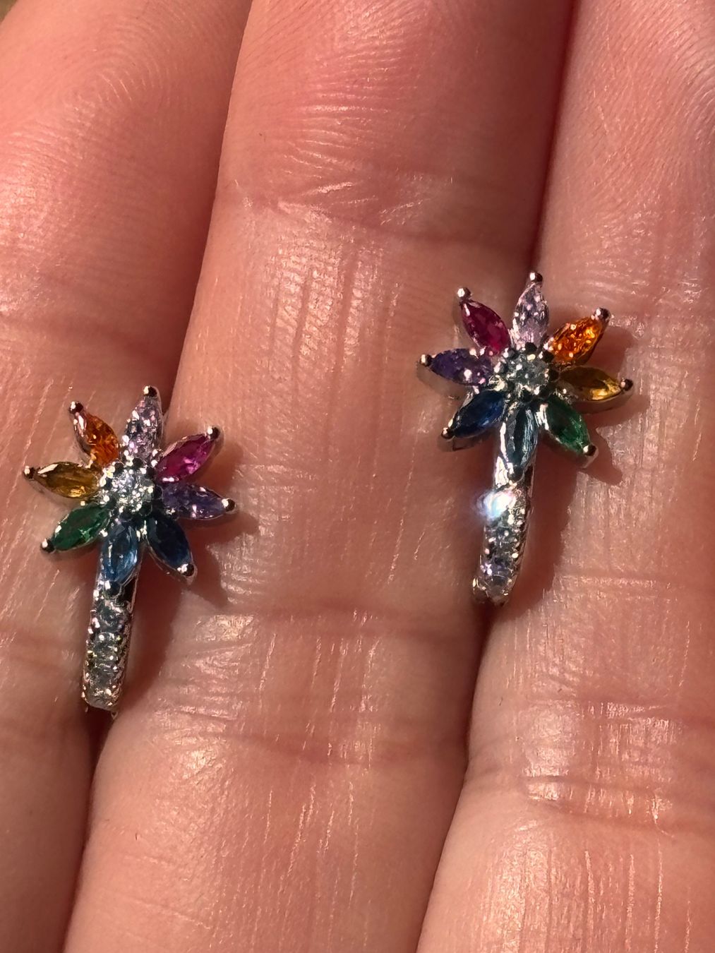 Ohrringe & -stecker: Boucles d’oreilles fleurs multicolores 🌺 – Neu (gemäss Beschreibung) aus Lausanne von mel2dreams 1