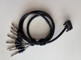ALWA D-SUB auf 8 x TRS Klinke Multicore Kabel 2m