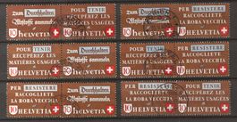 1942 : Zusammenhängende Nr. Z33a - Z33f, KP 220.--