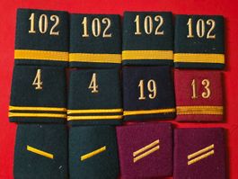 12 verschiedene Grade Abzeichen AXXI