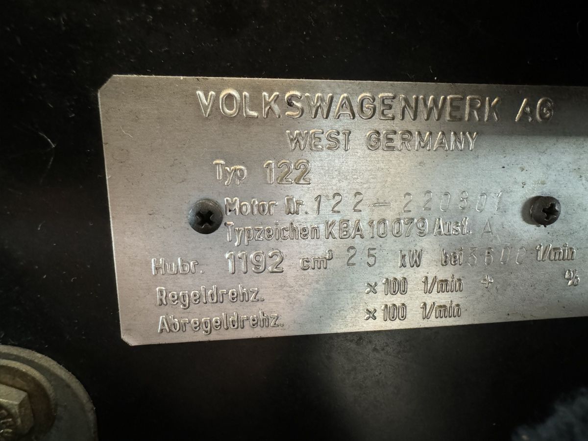 VW Motori: VW Käfer Motor Typ 122 1200ccm – Usato da Sevelen venduto da sagittariusA 2