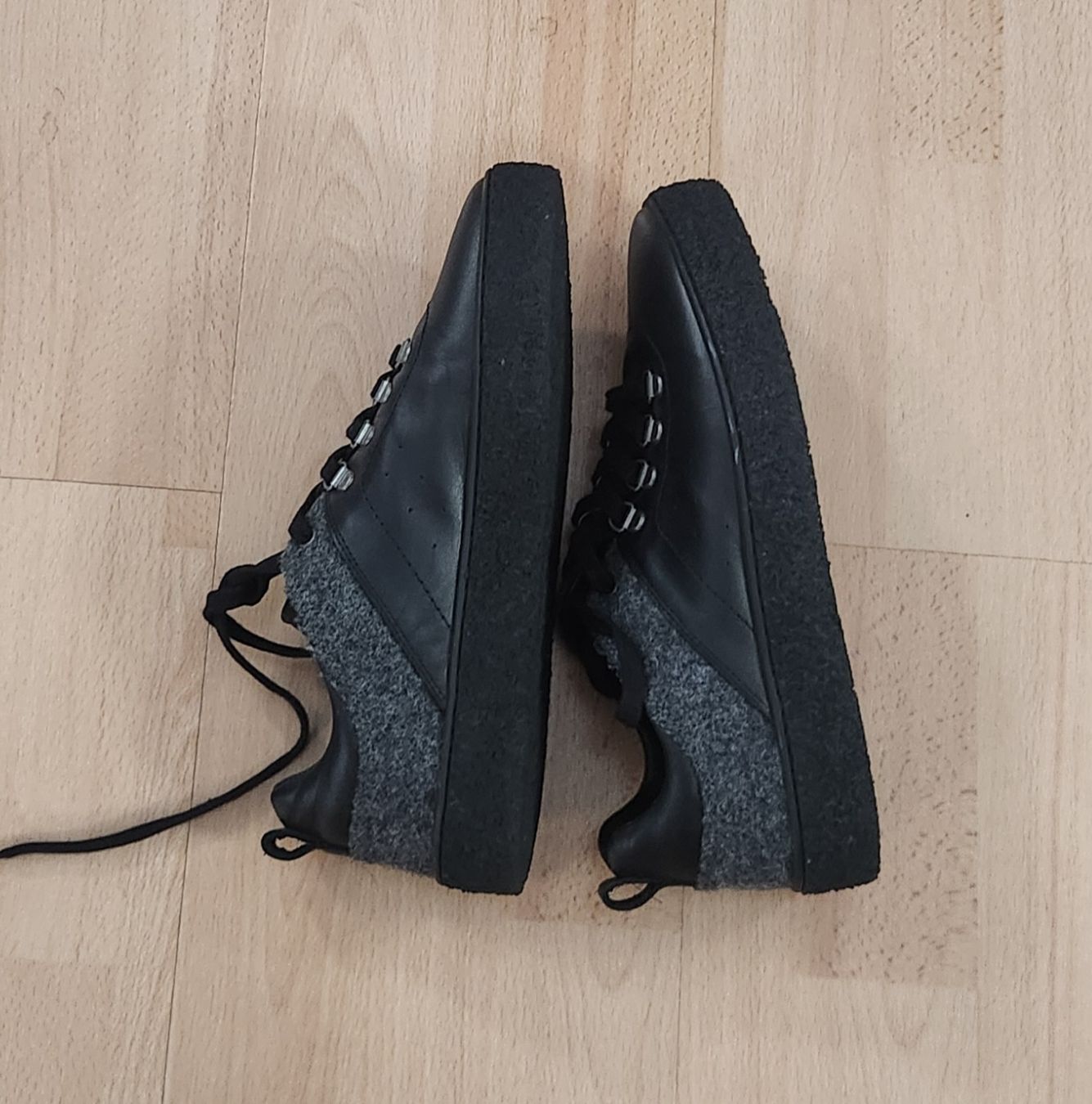Navyboot Scarpe da uomo: Baskets Navyboot cuir et laine noir 42.5 – Usato da Niedergösgen venduto da Eva2410 3