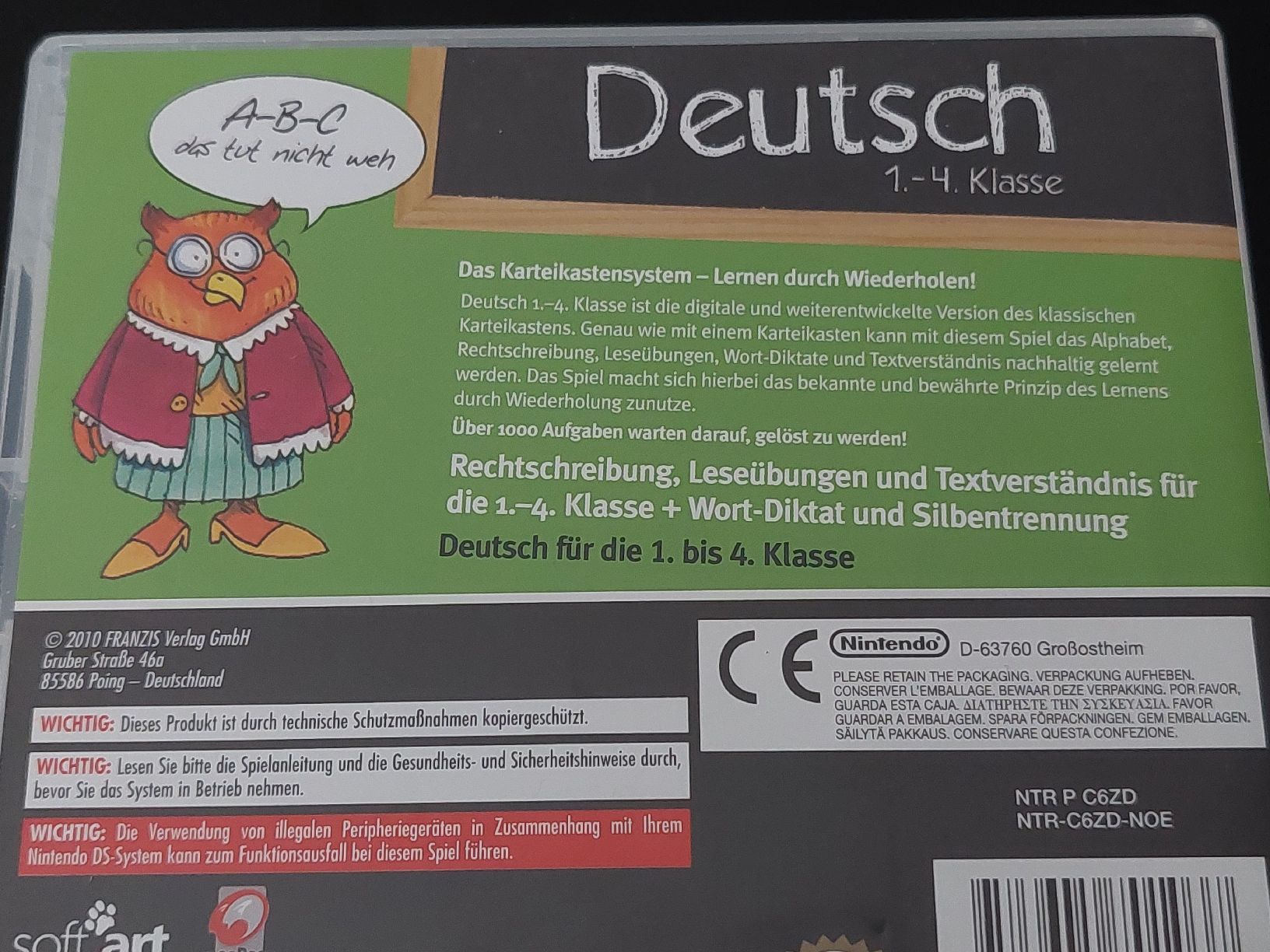 Nintendo Giochi: Nintendo  DS Deutsch  1.- 4. Klasse – Usato da Zetzwil venduto da lanst08 3
