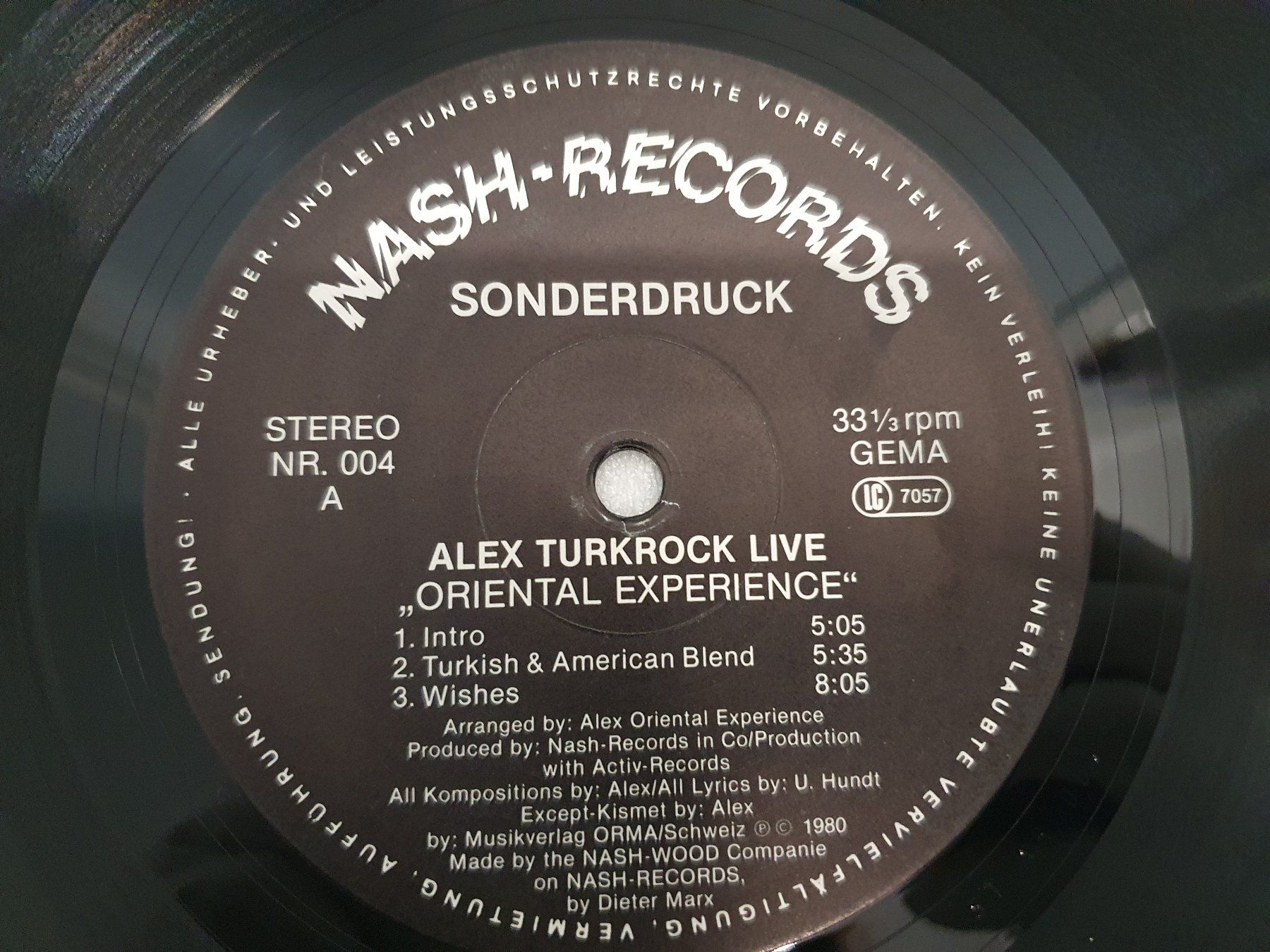 Dischi in vinile: Alex Oriental Experience – Live! – Usato da Uster venduto da Vinyl-Leidenschaft 5