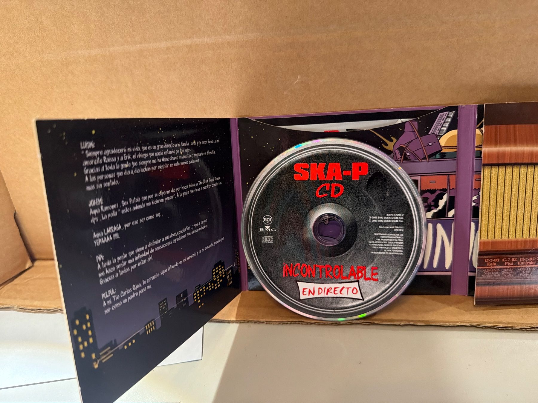 CD: SKA-P - Incontrolable – Usato da St.Gallen venduto da CD_jalamusic 2