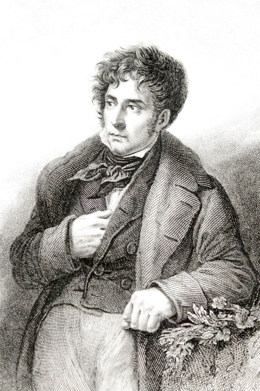 Incisioni: Stahlstich CHATEAUBRIAND, um 1850 – Usato da Bern venduto da kultiges