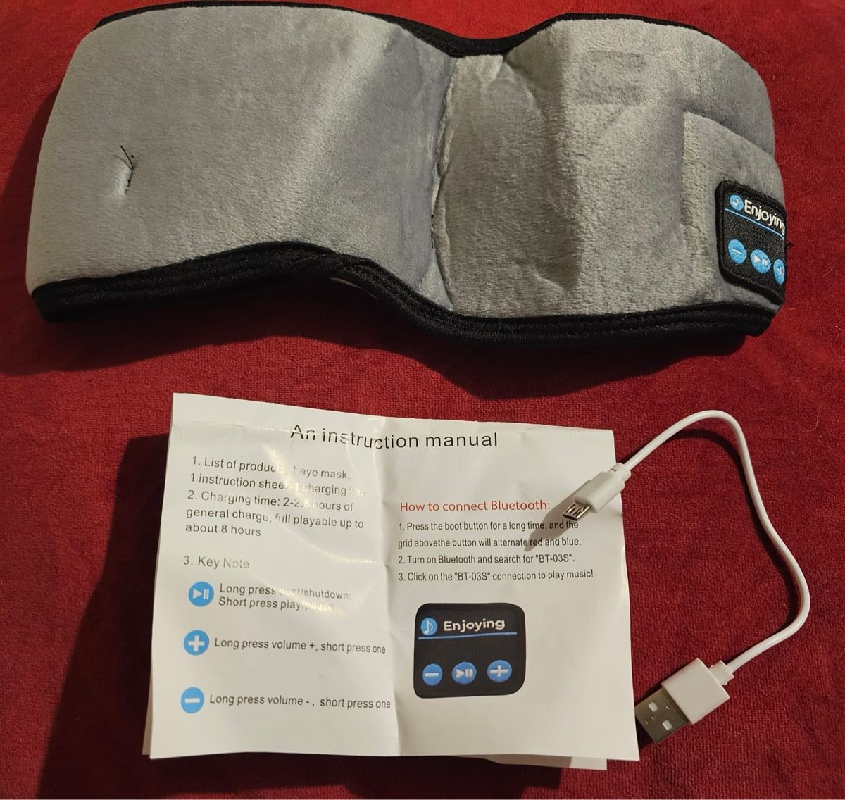 Altro in Cosmetici & Cura: Masque de sommeil Bluetooth gris – Nuovo e nell'imballaggio originale da Henniez venduto da jcf_6rzc