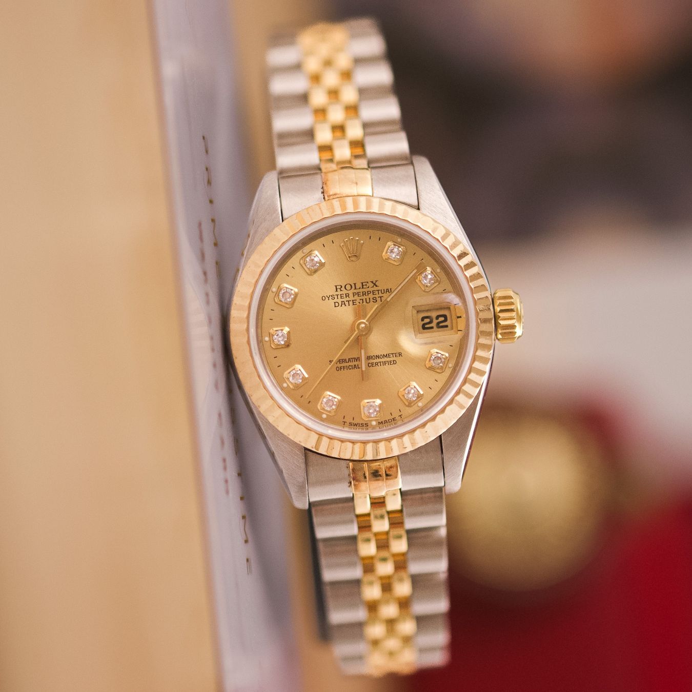 Rolex Uhren: Rolex Datejust 26 / 69173G /1995/ Box – Gebraucht aus Luzern von PrimeSwissTime