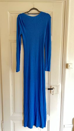 LEZU Strickkleid, Gr. M, Blau – perfekt für den Winter!