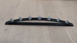 Massiver Kleiderhaken, metall, B x H x T: 76,5 x 4 x 11,5 cm