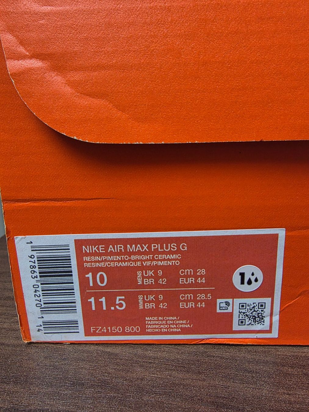 Nike Scarpe da uomo: Nike Air Max Plus G Tn – Nuovo e nell'imballaggio originale da Fleurier venduto da dav_xx8y 7