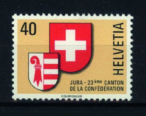 Tutti i francobolli: 1978, Nr.621, Kanton Jura ** – Usato da Willisau venduto da Vollstempel