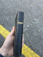 Antikes Gesangbuch Schweiz, Leder, Goldschnitt