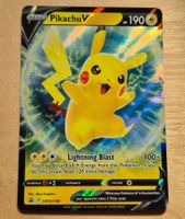 PIKACHU V SWSH198 PROMO 2022 SWORD SHIELD RARE ENGLISH