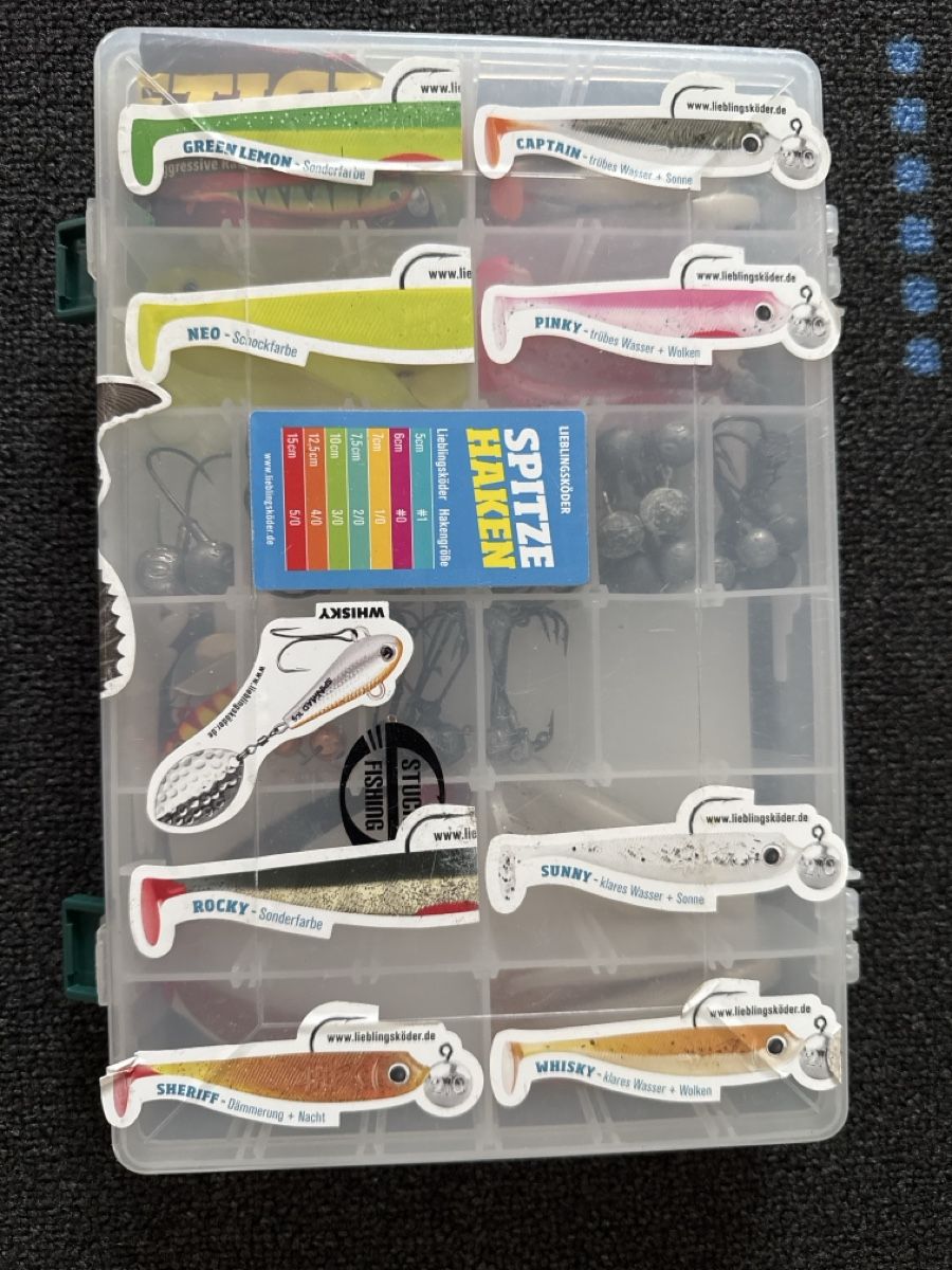 Köder: Lieblingsköder 10cm mit Box – Gebraucht aus Uster von Argetni