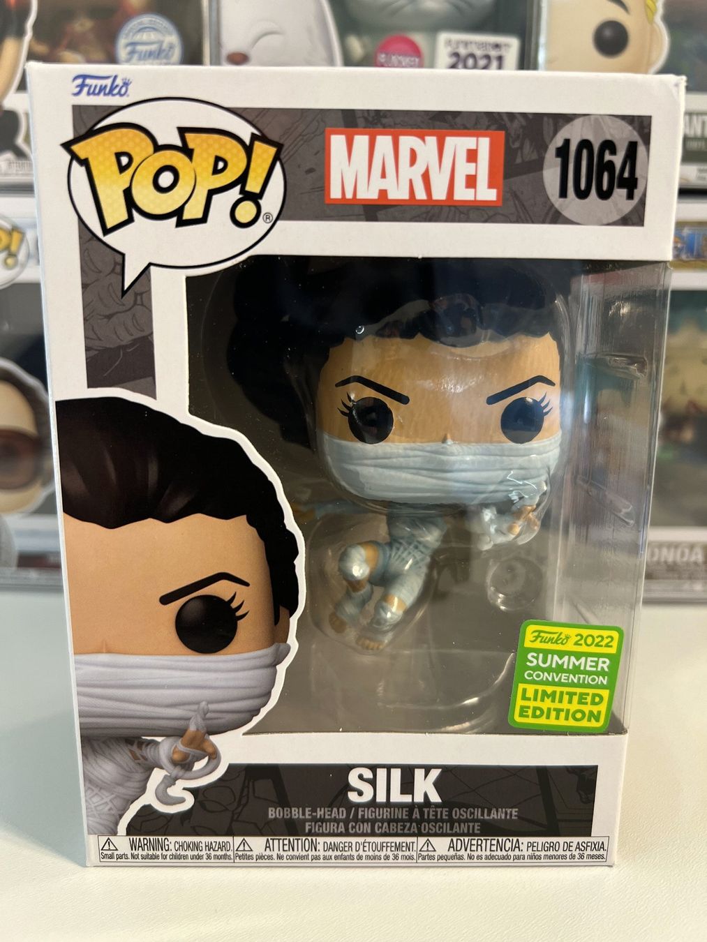 Funko Statuette: Funko POP! Marvel Spider-Man - Silk Edition Limitée Summer – Nuovo e nell'imballaggio originale da Le Mouret venduto da perfectbijou