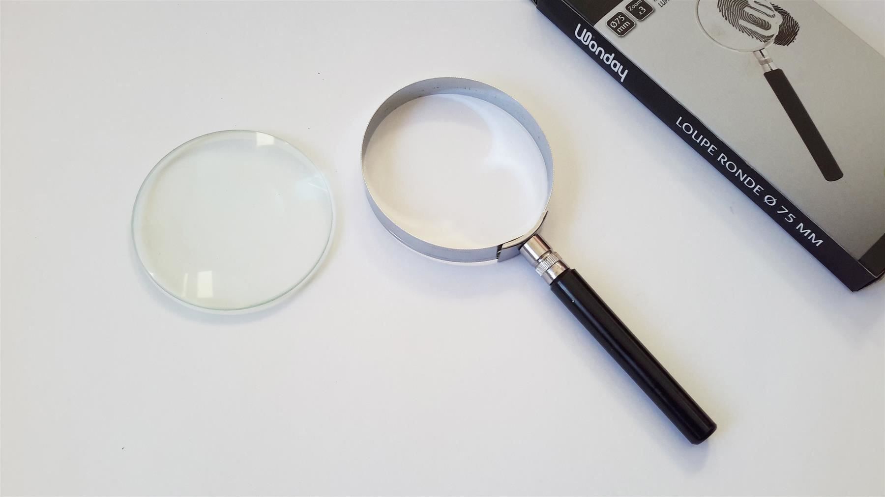 Altro per Ottica: Lupe, Leselupe mit Griff, 75 mm – Nuovo e nell'imballaggio originale da St. Gallen venduto da cointec 4