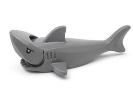 LEGO Minifigur Tiere Hai, dark stone grey