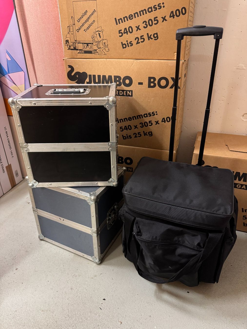Reisekoffer: Vinyl Case Trolly Record Bag + 2 Stk. HardCase – Gebraucht aus Unterkulm von mdd_designs