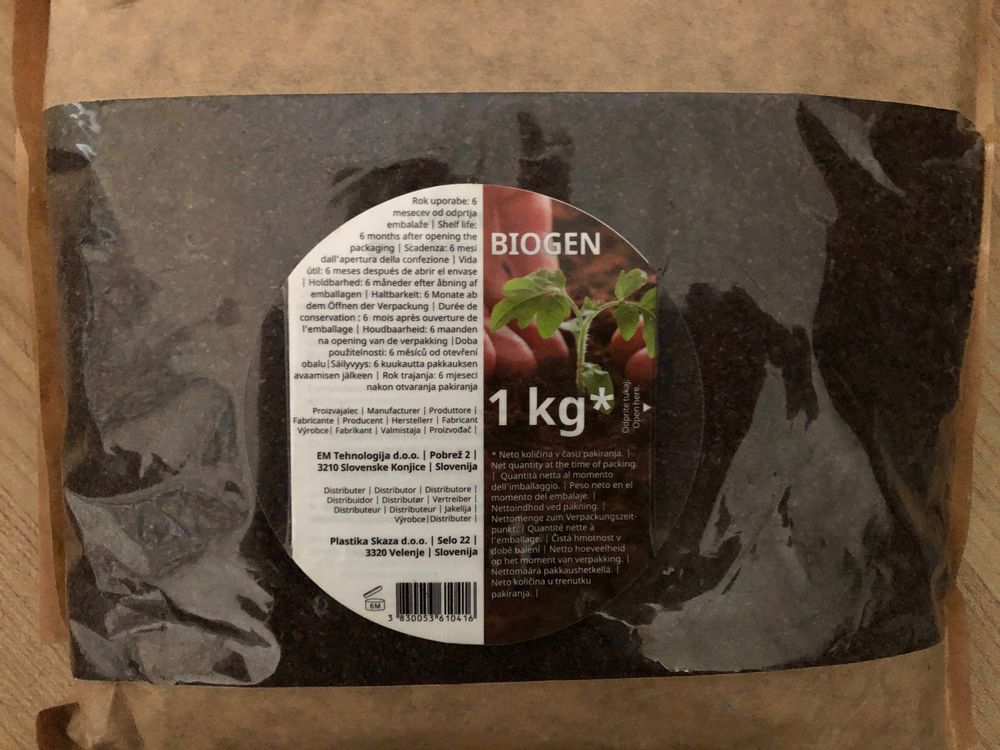 Ferment Bokashi Dimikro 1 Kg - Accélérateur De Compost, Neutralise Les Odeurs, Micro-organismes Efficaces