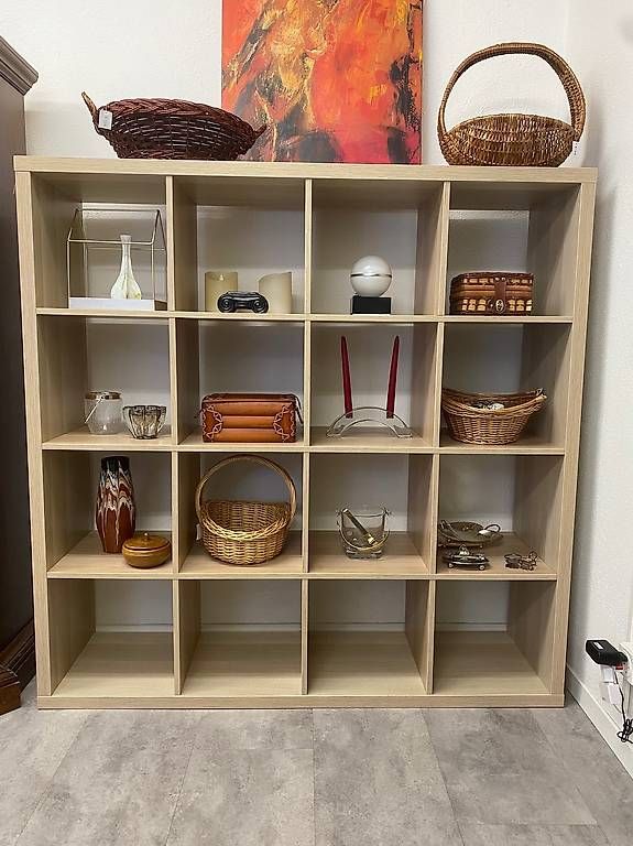 Ikea Scaffali: Ikea-Regal 16 Fächer hellbraun – Usato da Schaffhausen venduto da Galleria13_Brocki_SH
