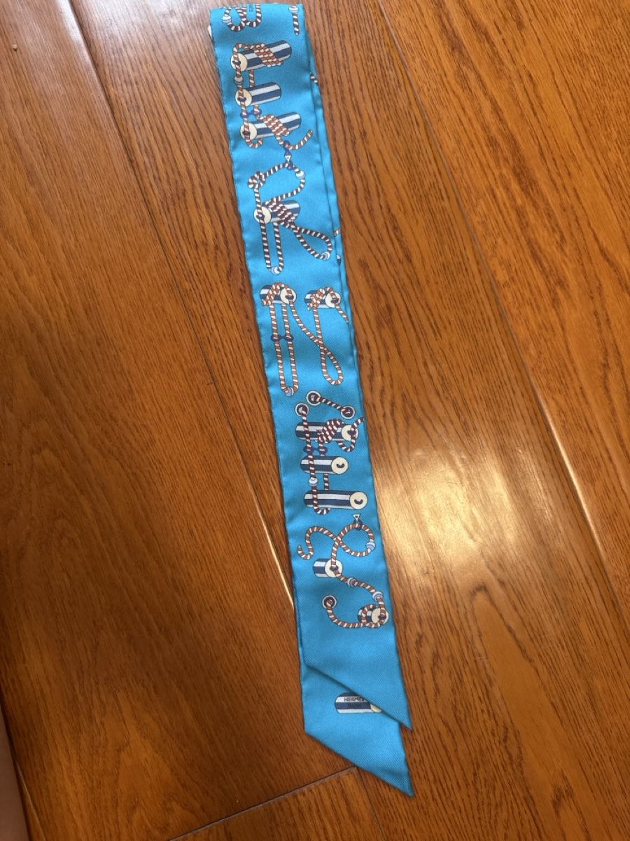 Hermès Foulard & Sciarpe: Hermes silk twilly – Nuovo e nell'imballaggio originale da Davos Dorf venduto da gin_8k9d 2
