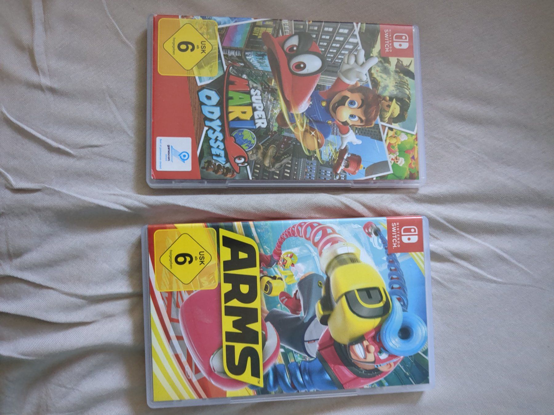 Nintendo Spiele: Arms+Super Mario Odyssey Nintendo Switch – Neu (gemäss Beschreibung) aus Basel von
