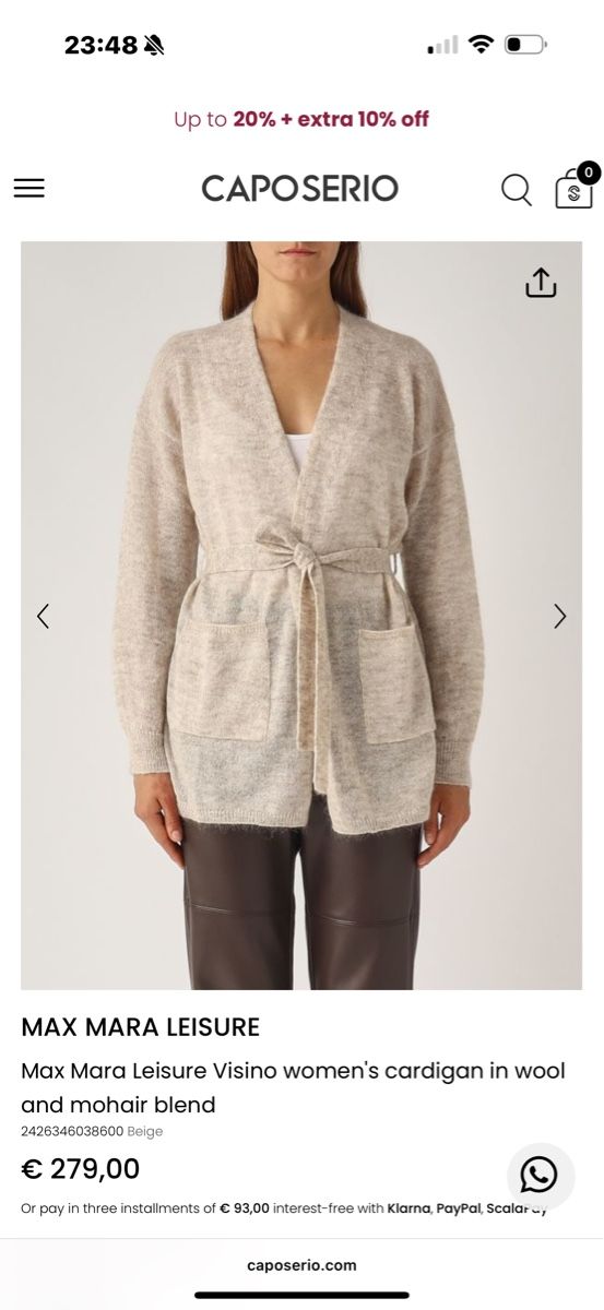 Max Mara Maglioni & Felpe: Cardigan Max Mara L – Nuovo (secondo la descrizione) da Forel (Lavaux) venduto da julie13 2