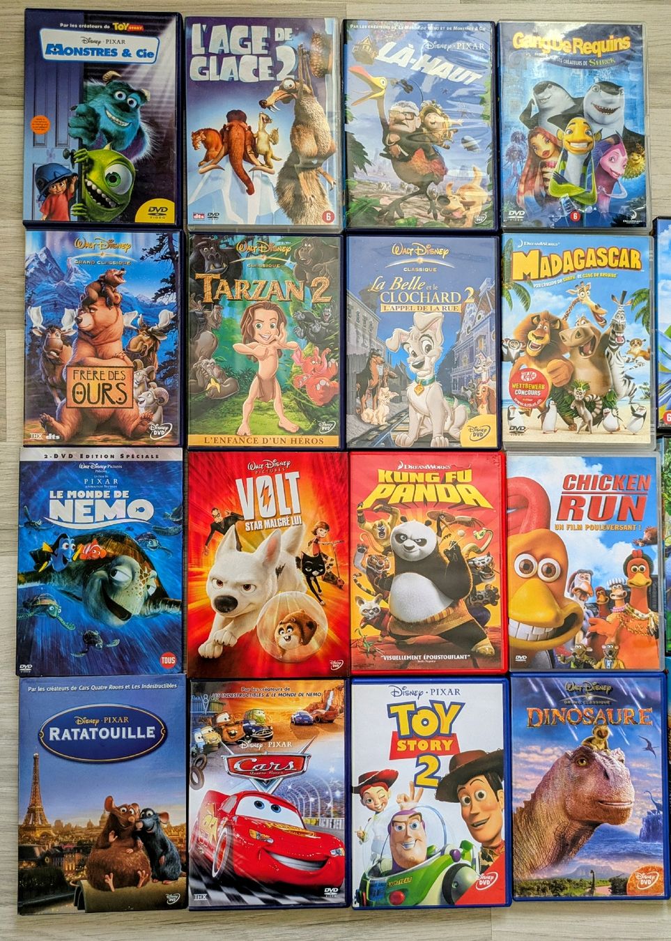 Tutti i DVDs: 19 dvd Pixar Disney  – Usato da Châtonnaye venduto da Enjie 1