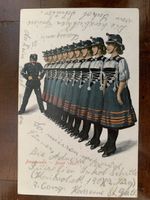 AK “Bauch rein - Brust raus!!!“ 1912