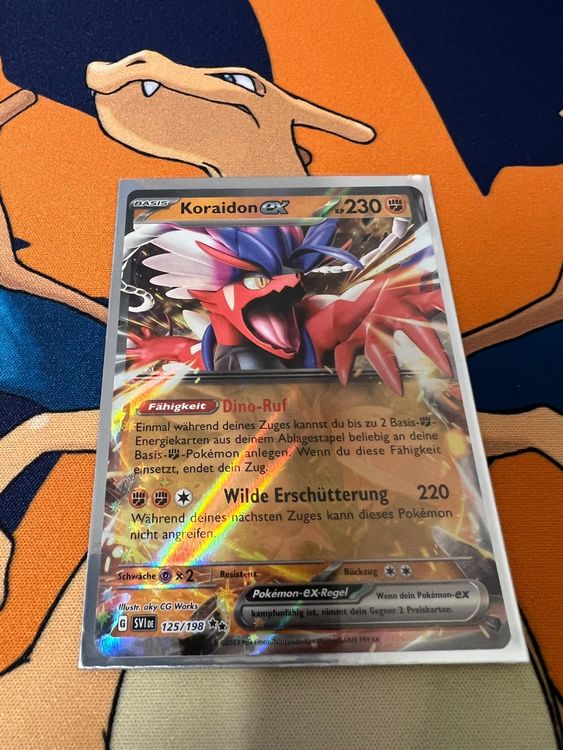 Pokemon Koraidon Ex Svi 125 Karmesin Und Purpur Kaufen Auf Ricardo 4100