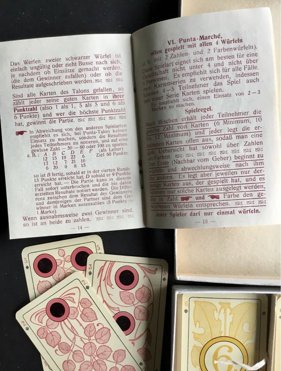 Giochi: Antikes Kartenspiel PUNTA | Trouvaille! – Usato da Eggersriet venduto da Wiese61 4