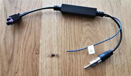 Adaptateur de radio AM/FM double FAKRA -> DIN