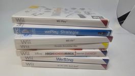 Wii Spiele Konvolut neuwertig 7 Spiele