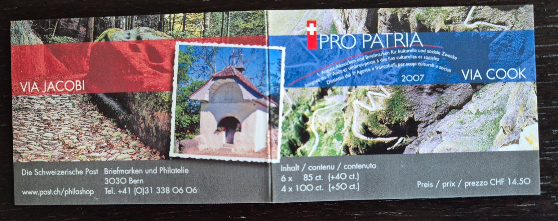 Tutti i francobolli: Markenheft Pro Patria 2007 postfrisch – Usato da Buus venduto da papillon098 3