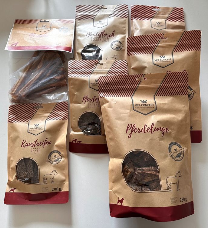 Kausnack und Leckerli für Hunde aus Pferdefleisch (Neu und ...
