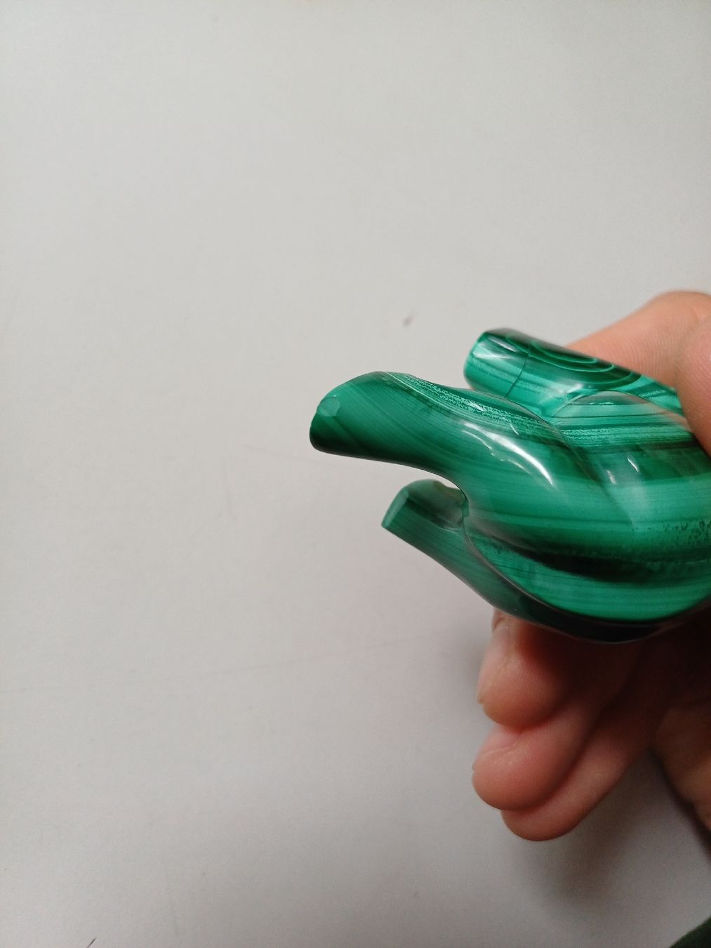 Statuette: Vintage Malachit Elefant Skulptur – Usato da Zürich venduto da Avocadokern 5
